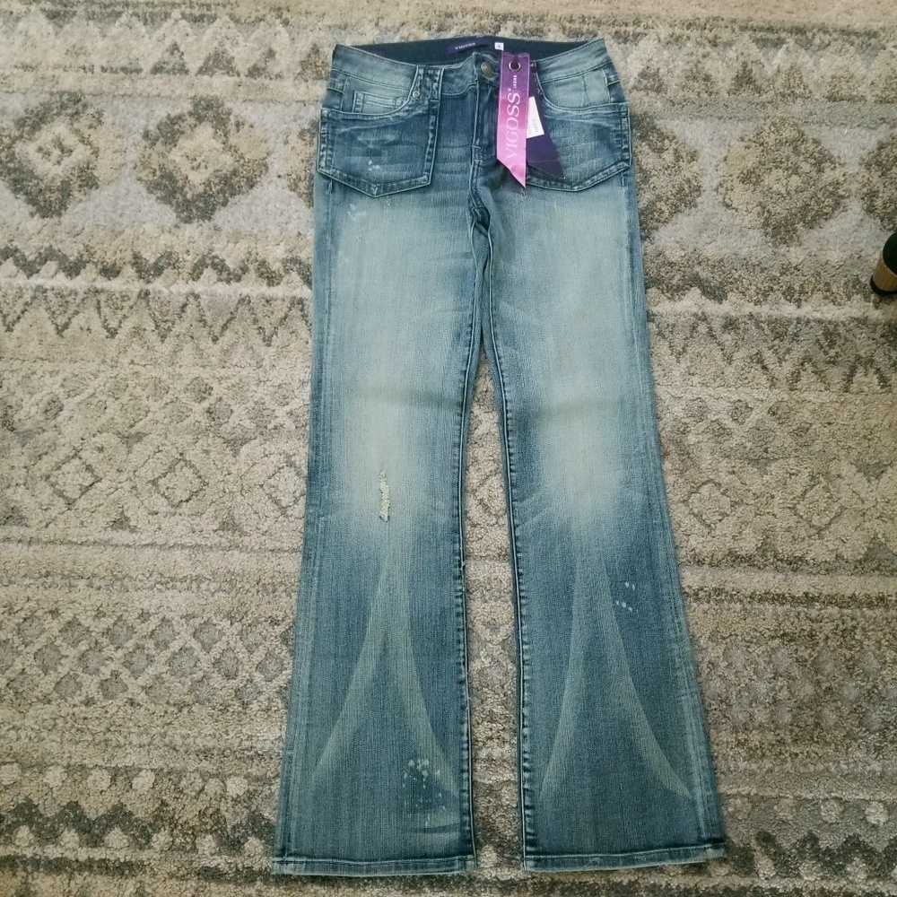 Vigoss Jeans Early-2000s/Y2K Aesthetic Bootcut Size 3 - Picture 3 of 10